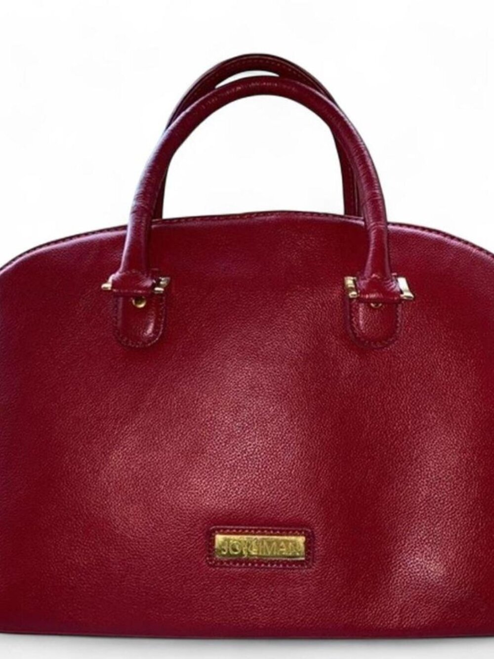 Joy & Iman Red Leather Handbag